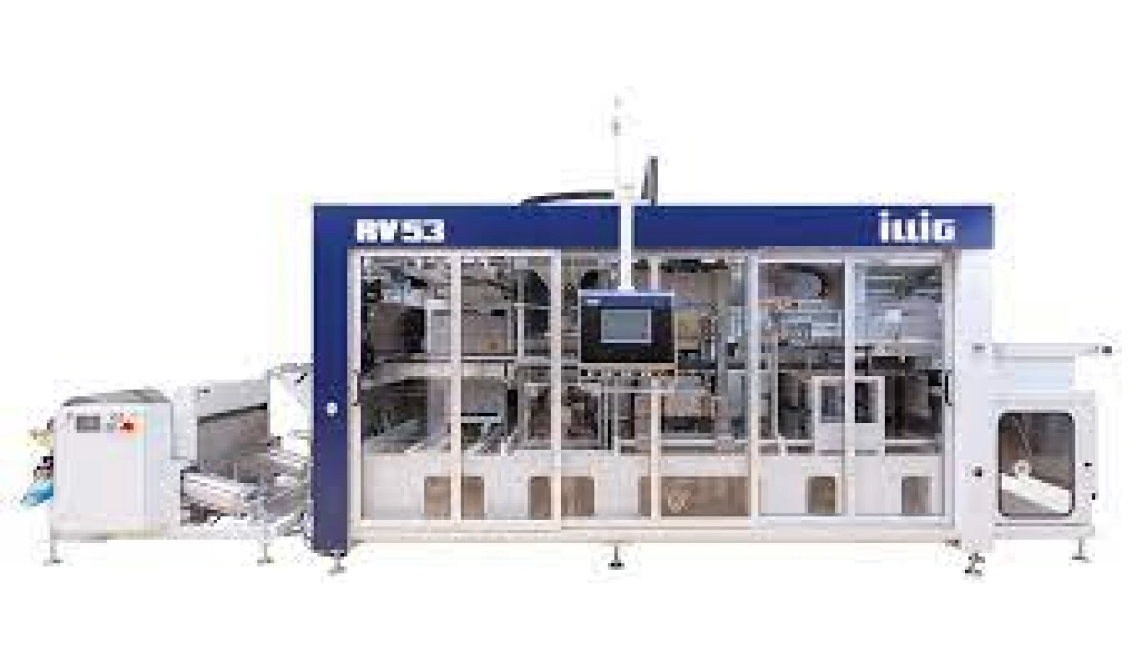 Machine industrielle de thermoformage et mise sous film